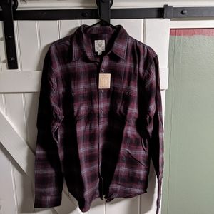 Plaid Flannel Mens Large